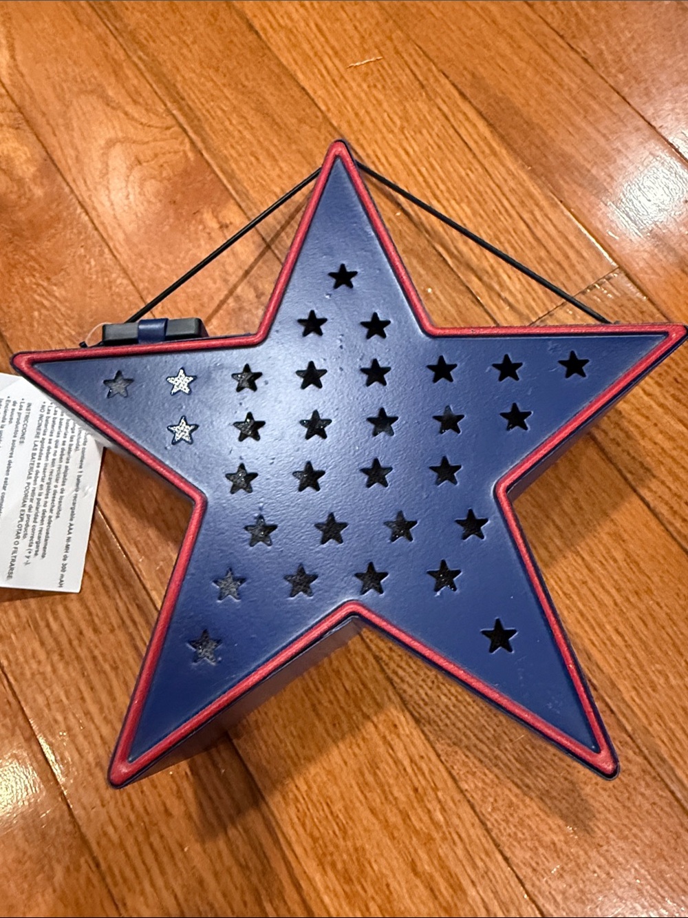 Celebrate 250th of Freedom!!!
7.5” Solar LED Patriotic Hanging lantern.